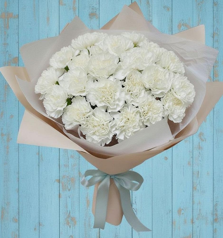 Букет цветов из: Гвоздики в Мещерино