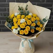 Букет цветов из:  Розы в Мещерино