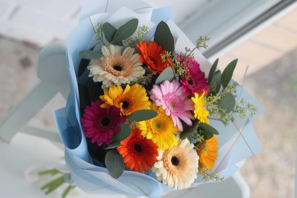 Букет цветов из: Герберы в Мещерино