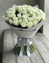 Букет 35 Белых роз в Мещерино