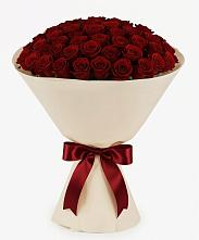Букет 101 Бордовая роза Блэк Бакарра в Мещерино