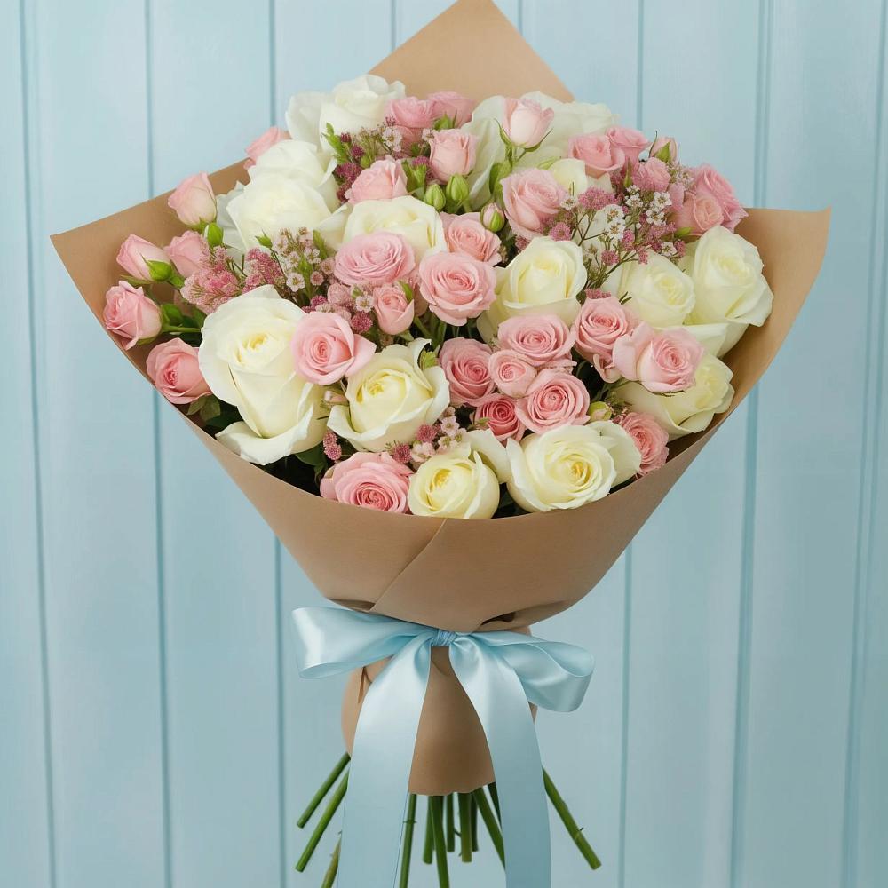 Букет цветов из: Розы в Мещерино