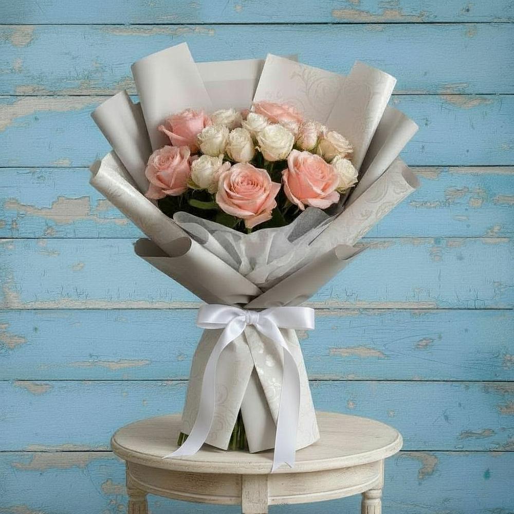 Букет цветов из: Розы в Мещерино