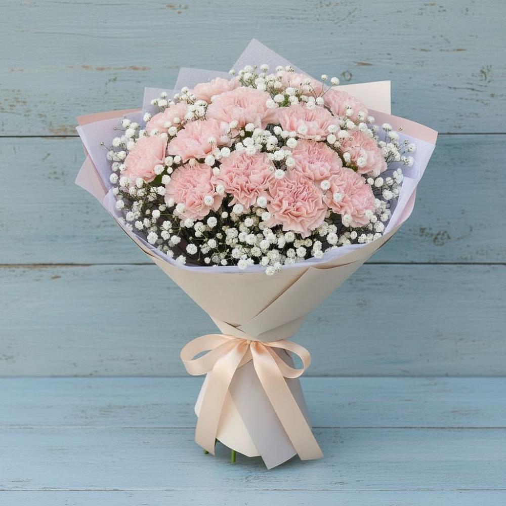 Букет цветов из: Гвоздики в Мещерино