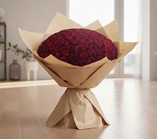 Букет 101 Красная роза в Мещерино