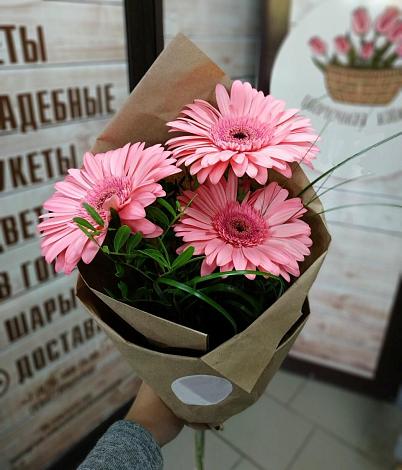 Букет цветов из: Герберы в Мещерино