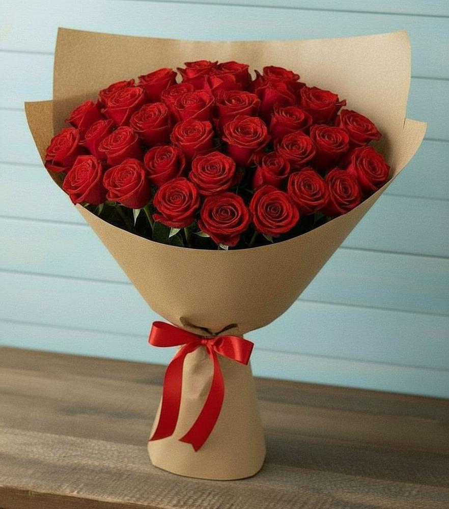 Букет Красные розы Милано в Мещерино