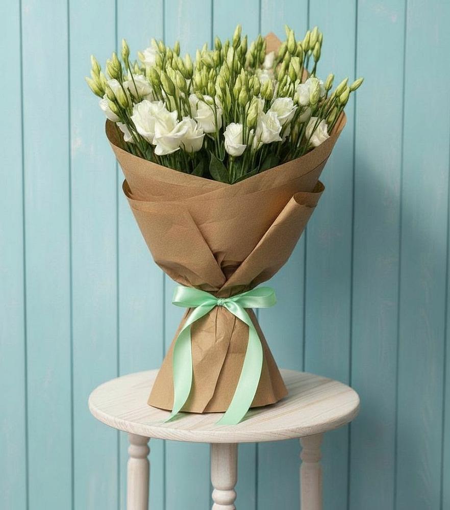 Букет цветов из: Лизиантусы в Мещерино