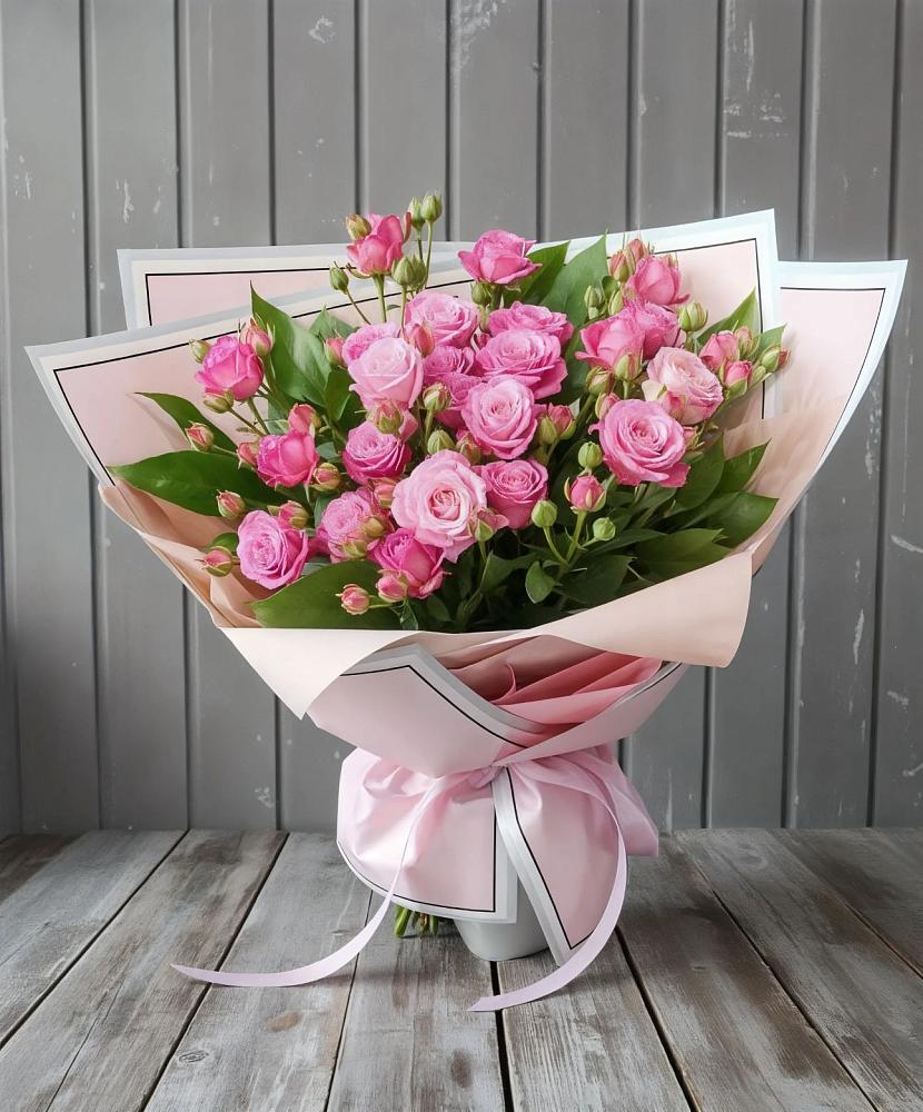 Букет Розовый кустик в Мещерино