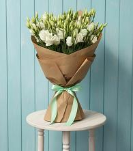 Букет цветов из:  Лизиантусы в Мещерино