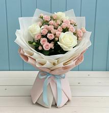 Букет цветов из:  Розы в Мещерино