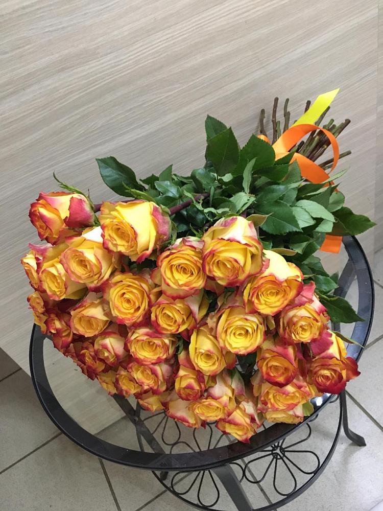 Букет Желтые розы в Мещерино