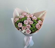 Букет цветов из:  Розы и Хризантемы в Мещерино
