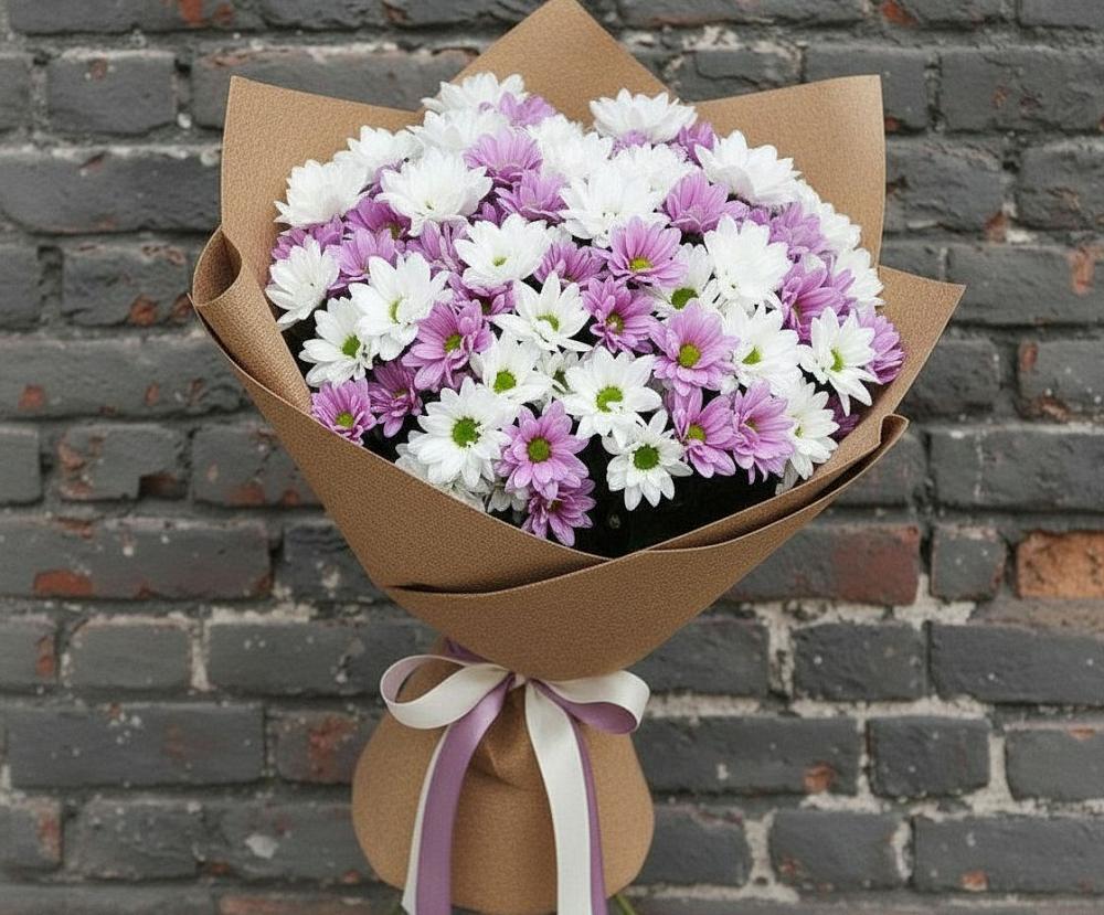 Букет цветов из: Хризантемы в Мещерино