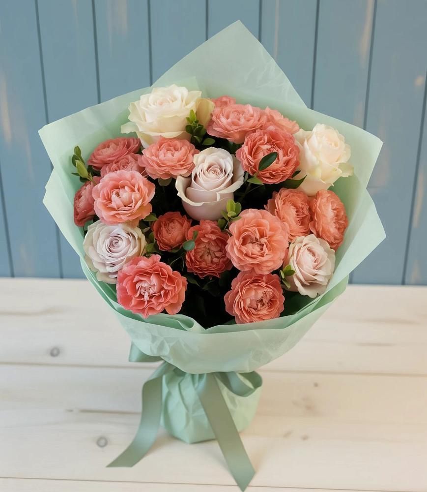 Букет цветов из: Розы в Мещерино