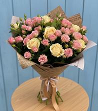 Букет цветов из:  Розы в Мещерино