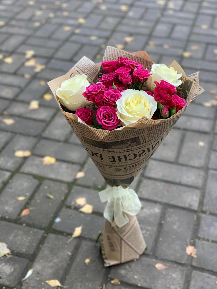 Букет цветов из: Розы в Мещерино