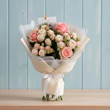 Букет цветов из:  Розы #REPLACE_PRED# Мещерино