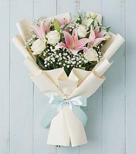 Букет цветов из:  Лилии в Мещерино