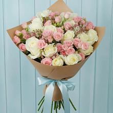 Букет цветов из:  Розы в Мещерино