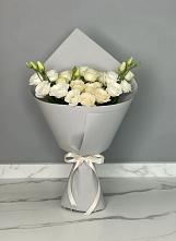 Букет цветов из:  Розы и Лизиантусы в Мещерино